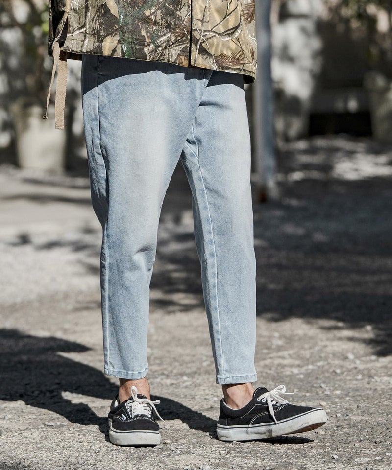 CAMBIO(カンビオ)】Stretch Denim Ankle Tapered Pants デニムパンツ 
