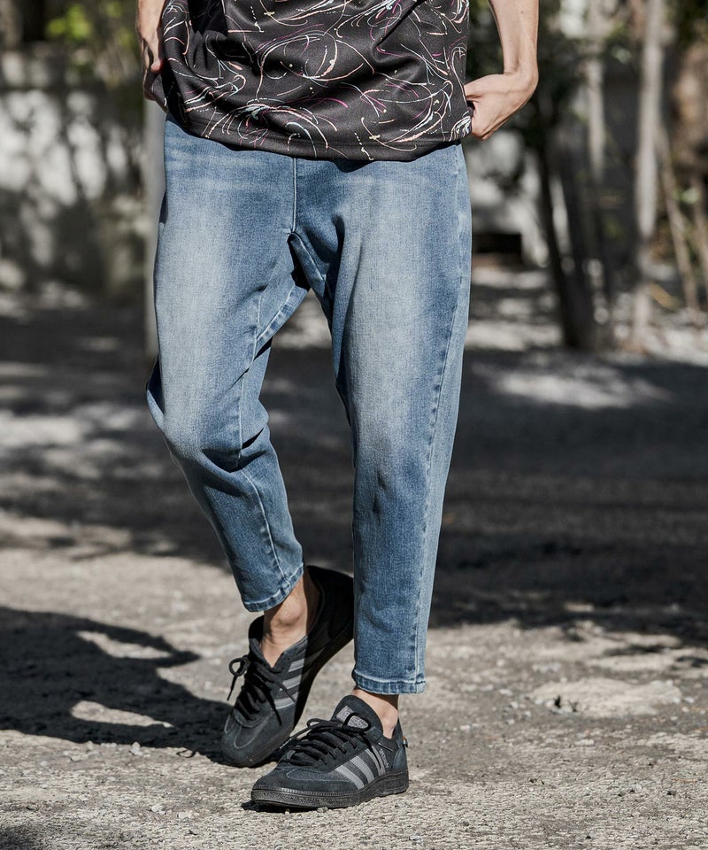 CAMBIO(カンビオ)】Stretch Denim Ankle Tapered Pants デニムパンツ 