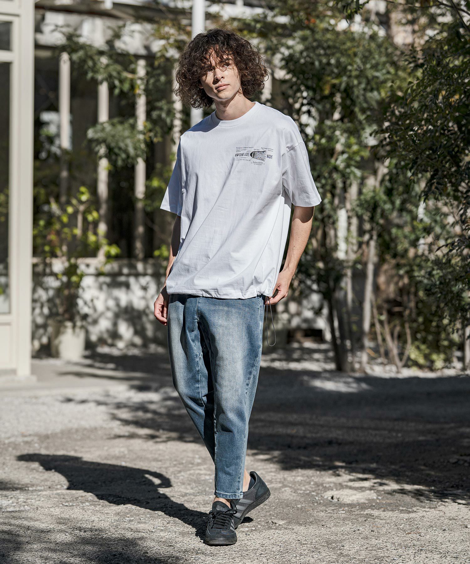 CAMBIO(カンビオ)】Stretch Denim Ankle Tapered Pants デニムパンツ