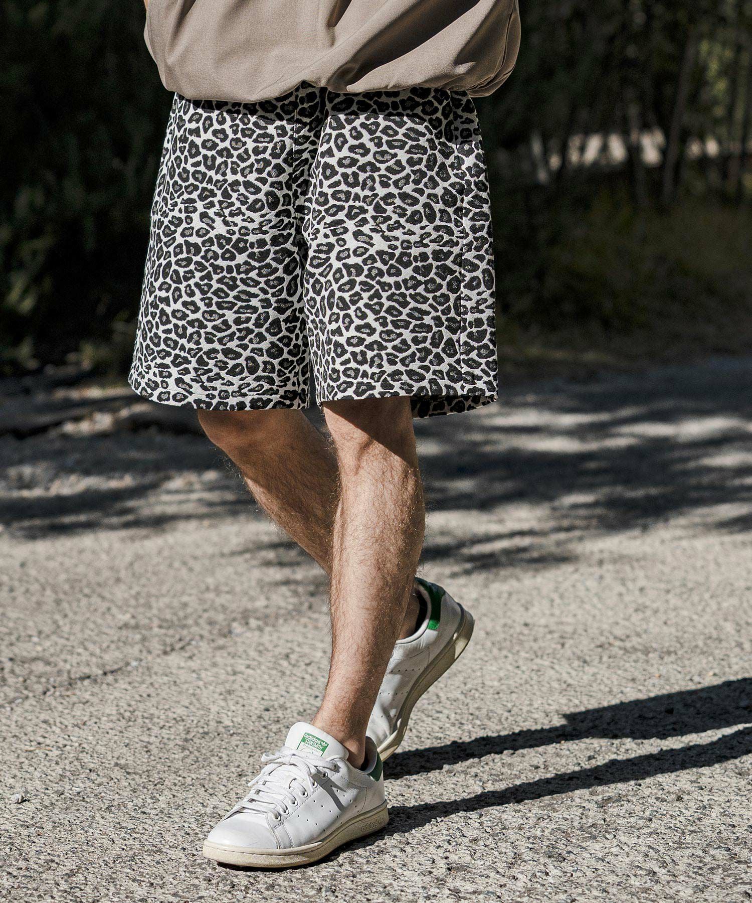 CAMBIO(カンビオ)】 Botanical Leaf Gobelin Shorts ショートパンツ