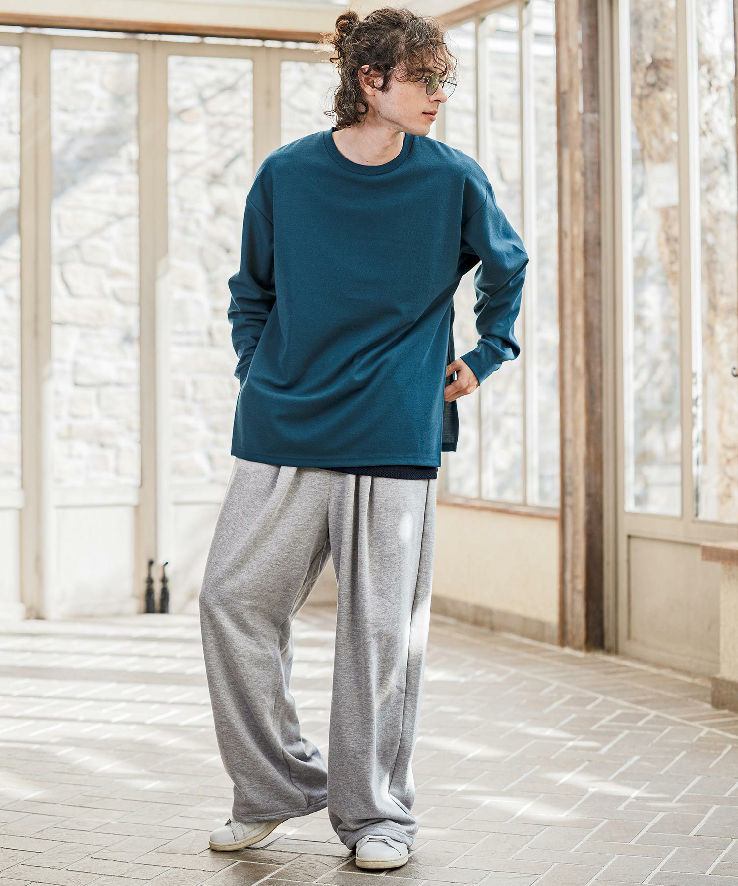 CAMBIO(カンビオ)】Urban Tuck Sweat Pants スウェットパンツ(AI-261