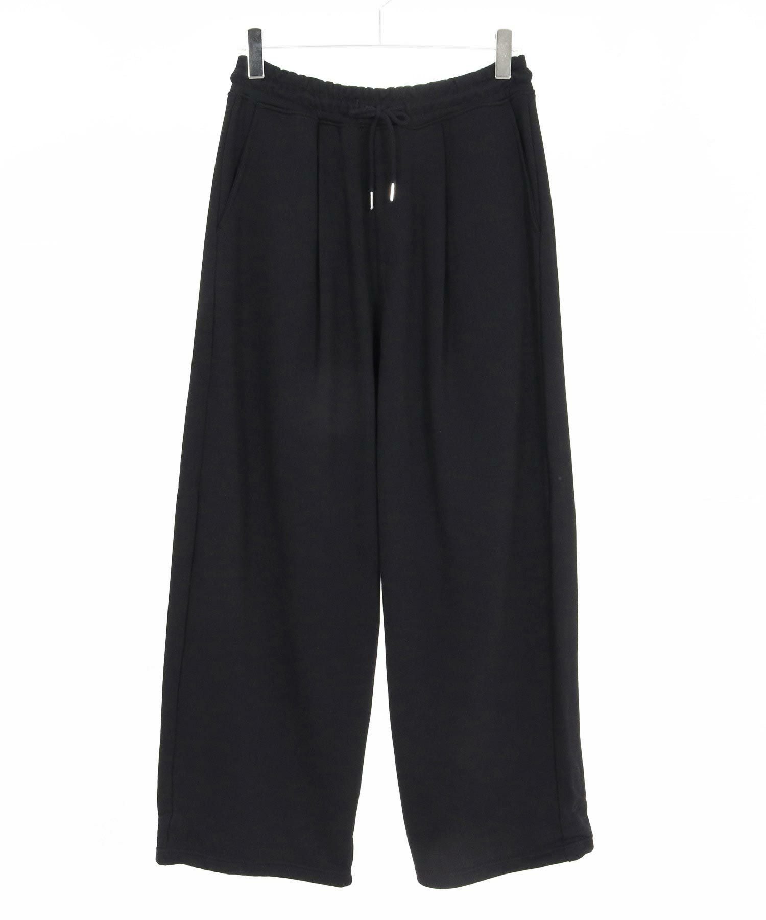 断捨離中　黒　38 CAMBIO(カンビオ)】Urban Tuck Sweat Pants スウェットパンツ(AI-261