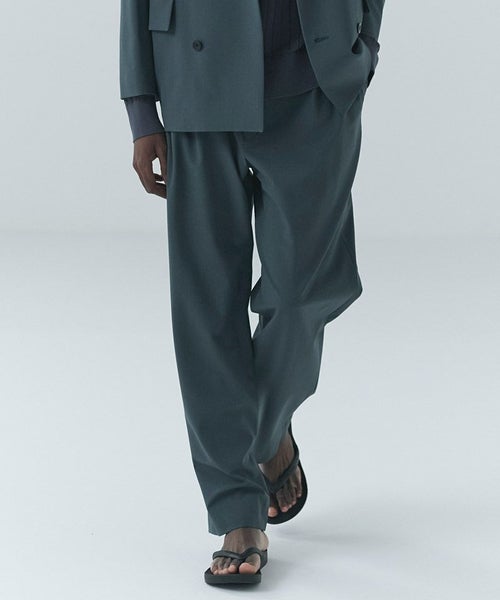 50%OFF【CULLNI(クルニ)】Wool Gaberdine 1Tuck Wide Pant ワイド 