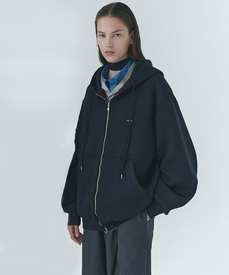 D*様 CULLNI 19ss ジップアップ　マウンテンパーカー　ブルゾン CULLNI(クルニ)】CULLNI Embroidery Patch Zip Up Hoodie ジップアップ