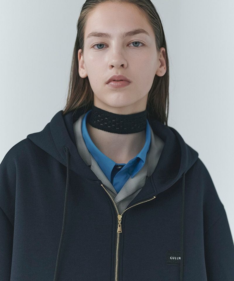 CULLNI(クルニ)】CULLNI Embroidery Patch Zip Up Hoodie ジップアップ