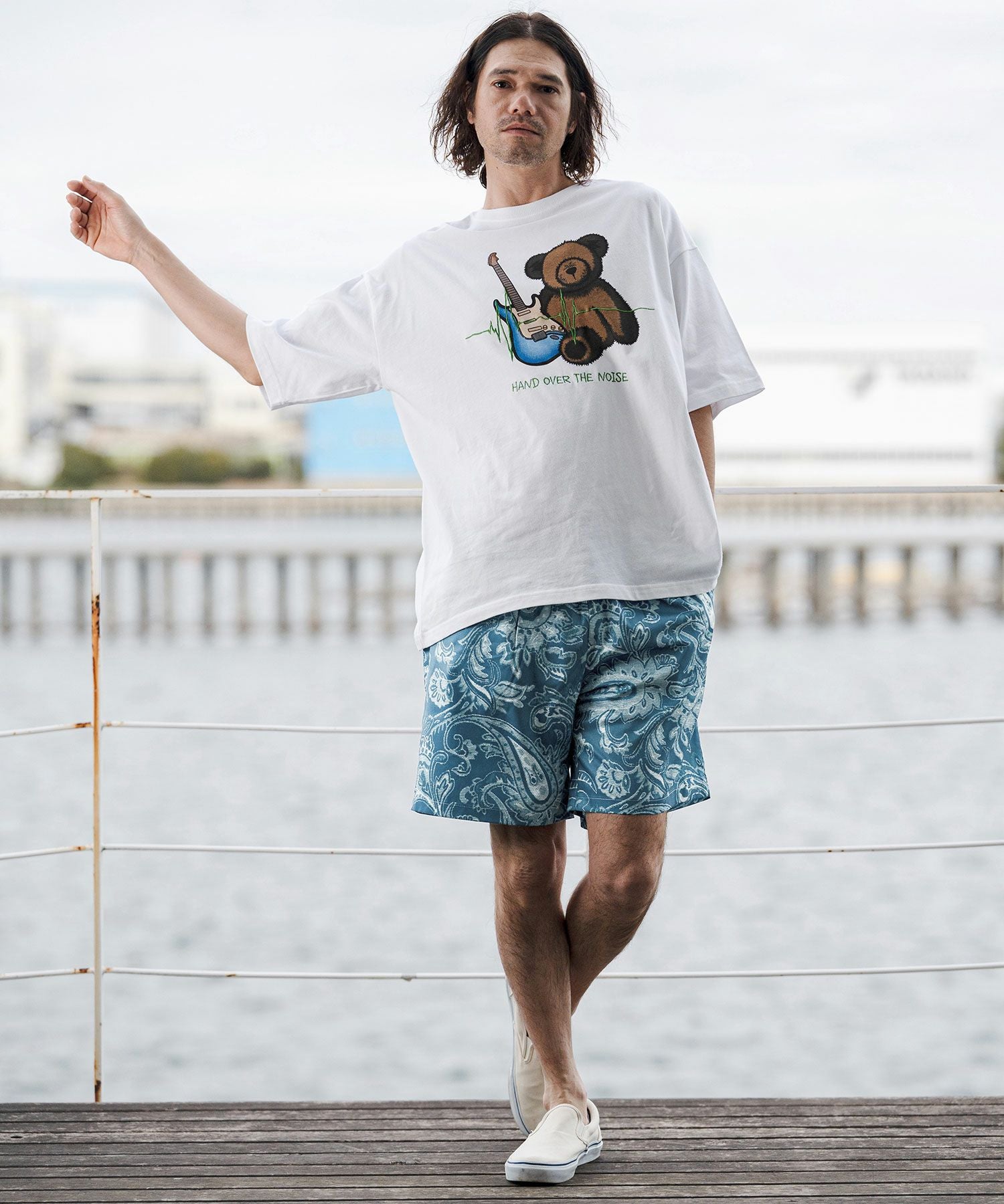 CAMBIO(カンビオ)】Lightweight Fabric Classic Paisley Short Pants