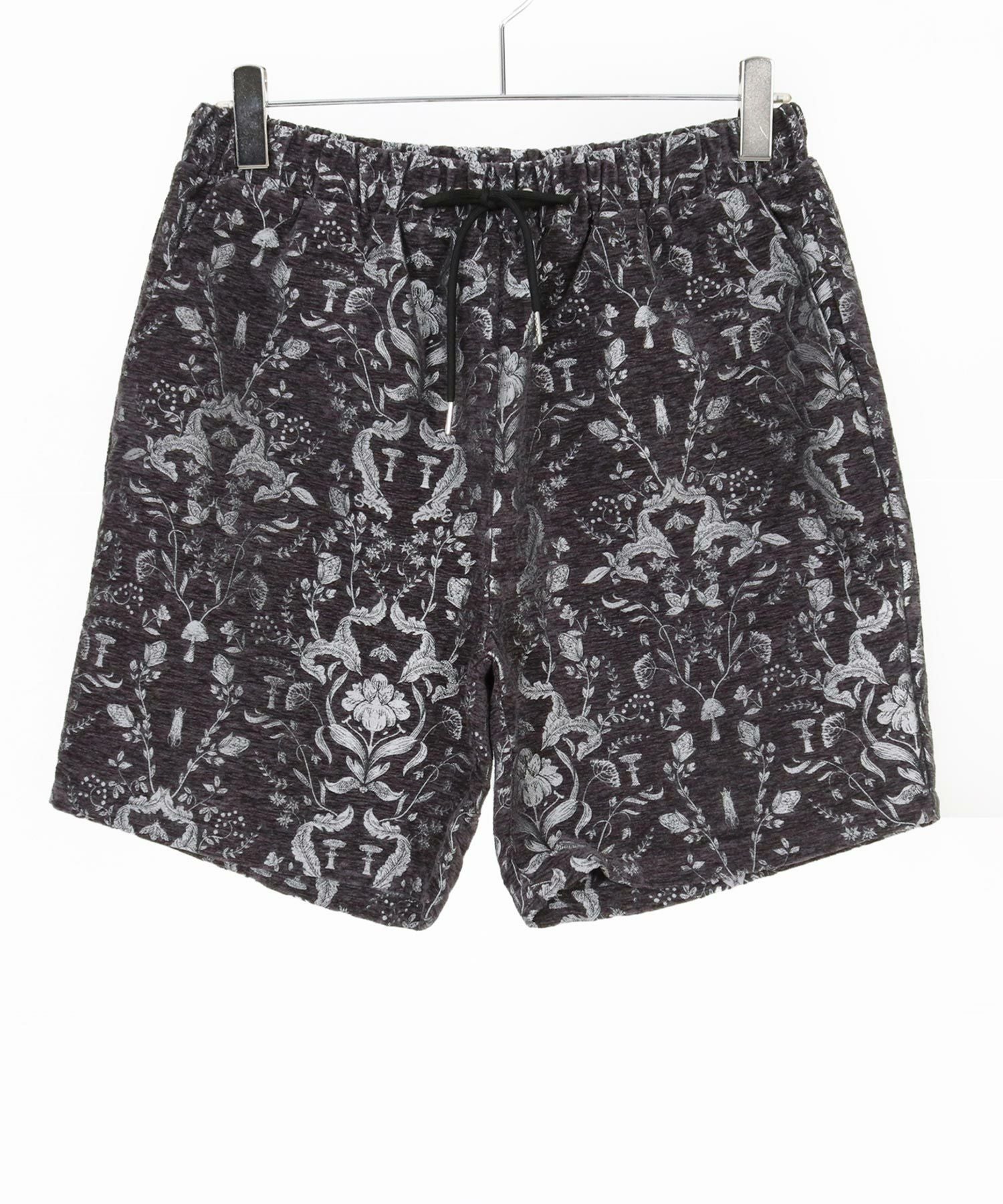 CAMBIO(カンビオ)】Classic Leaf Pattern Jacquard Short Pants