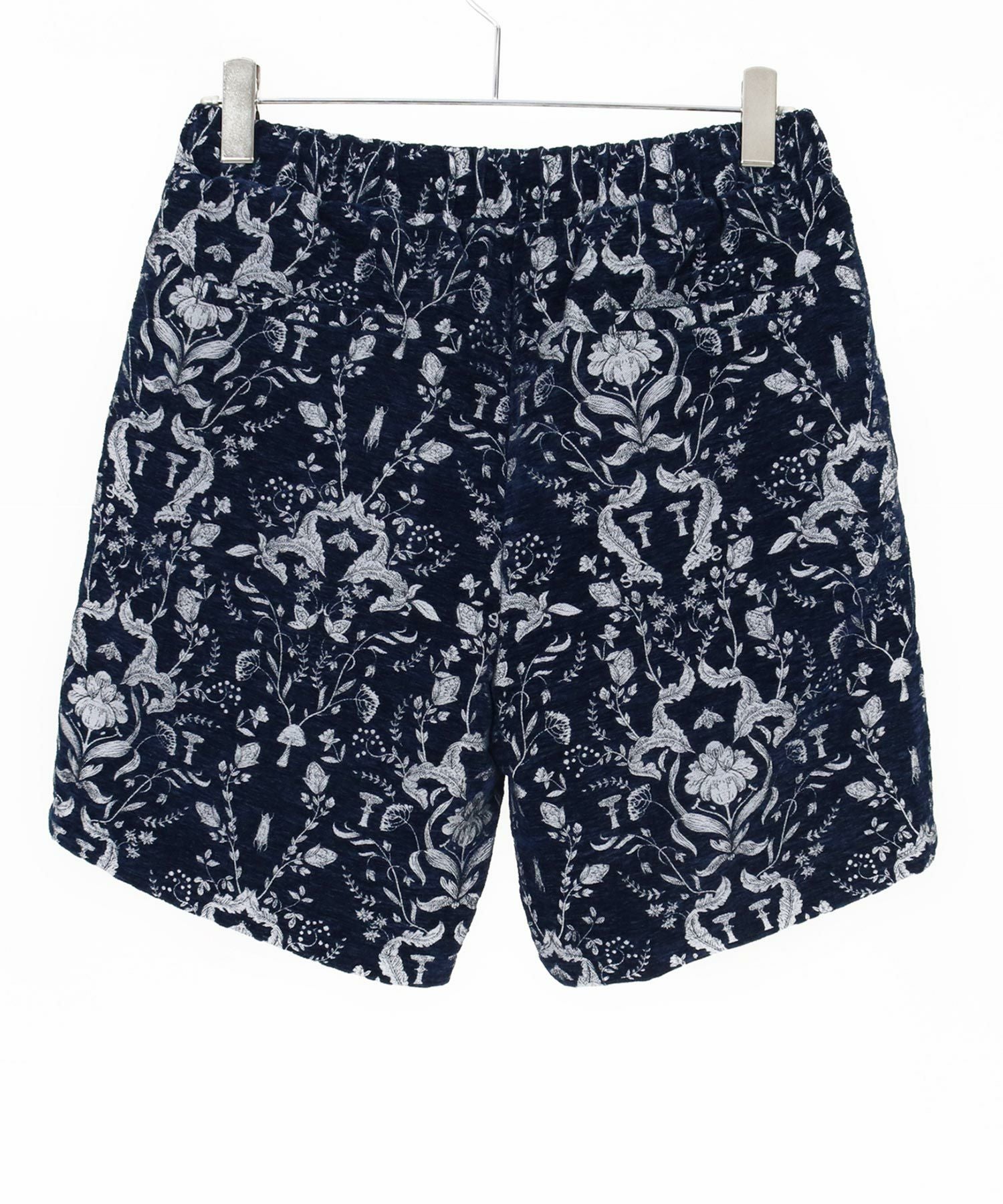 CAMBIO(カンビオ)】Classic Leaf Pattern Jacquard Short Pants
