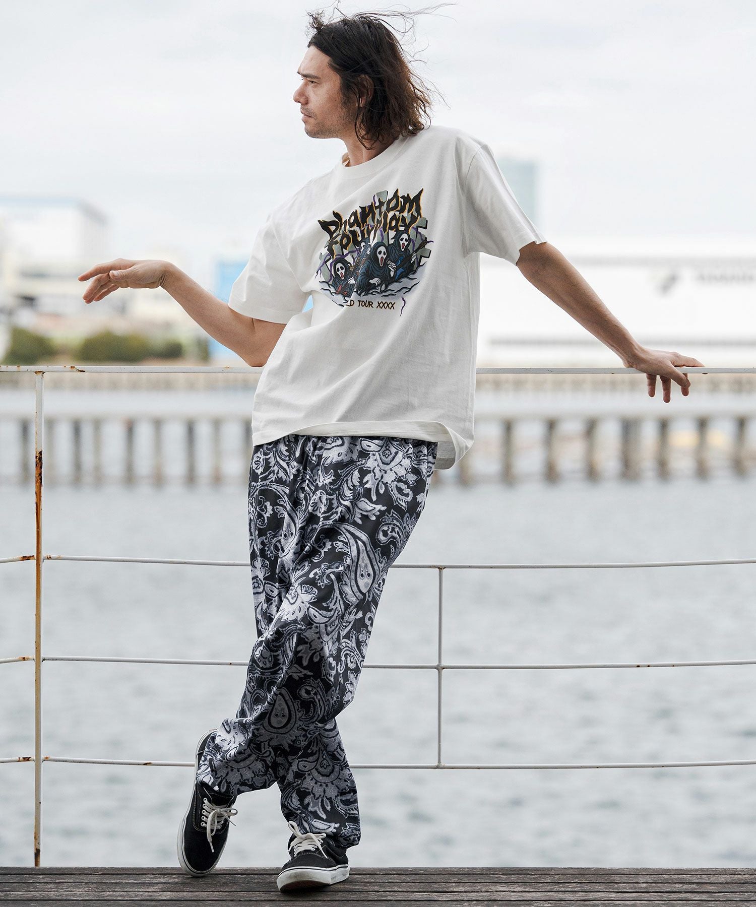 CAMBIO(カンビオ)】Lightweight Fabric Classic Paisley Balloon Pants