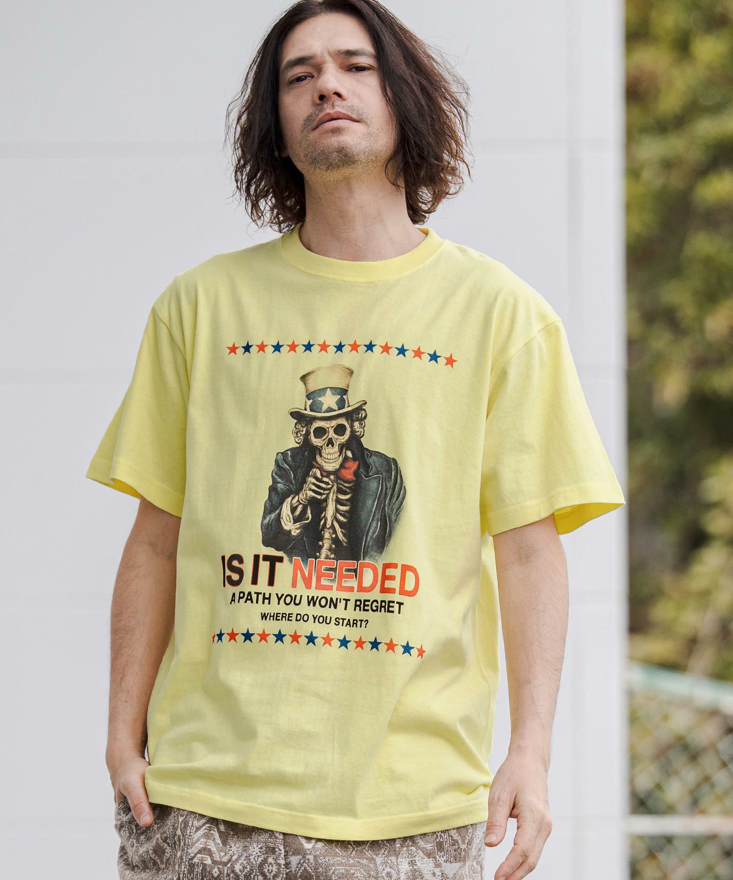 CAMBIO(カンビオ)】プリントT（IS IT NEEDED） Tシャツ(CASD-170