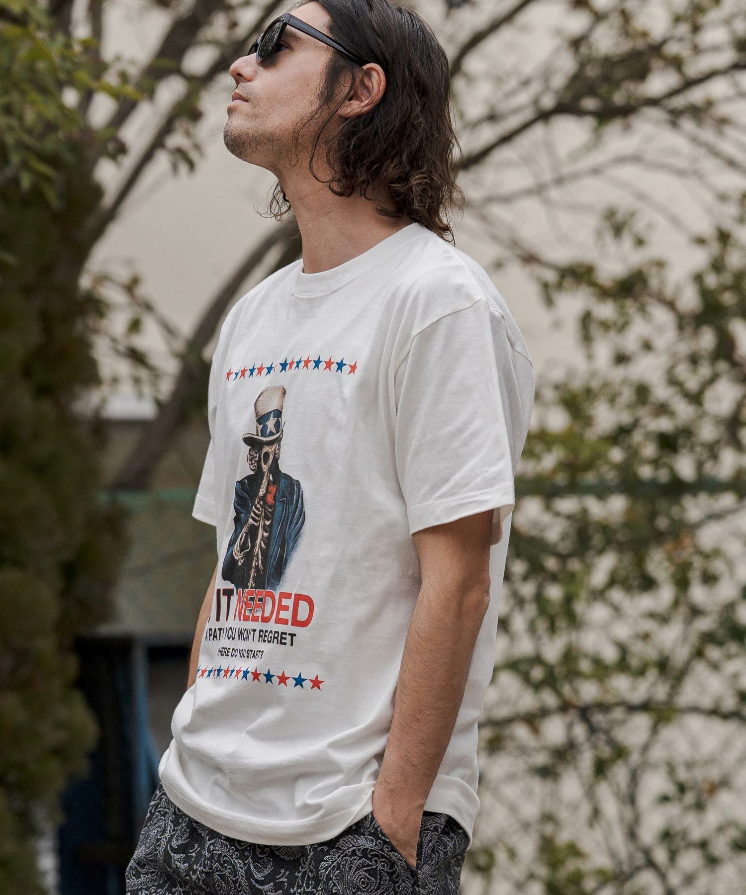 CAMBIO(カンビオ)】プリントT（IS IT NEEDED） Tシャツ(CASD-170