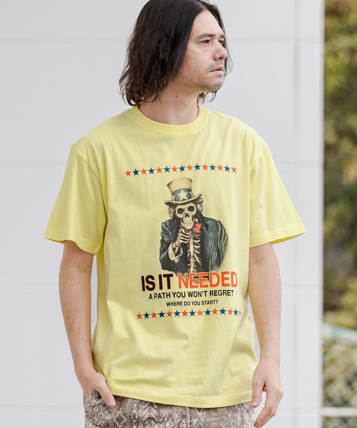 CAMBIO(カンビオ)】プリントT（IS IT NEEDED） Tシャツ(CASD-170