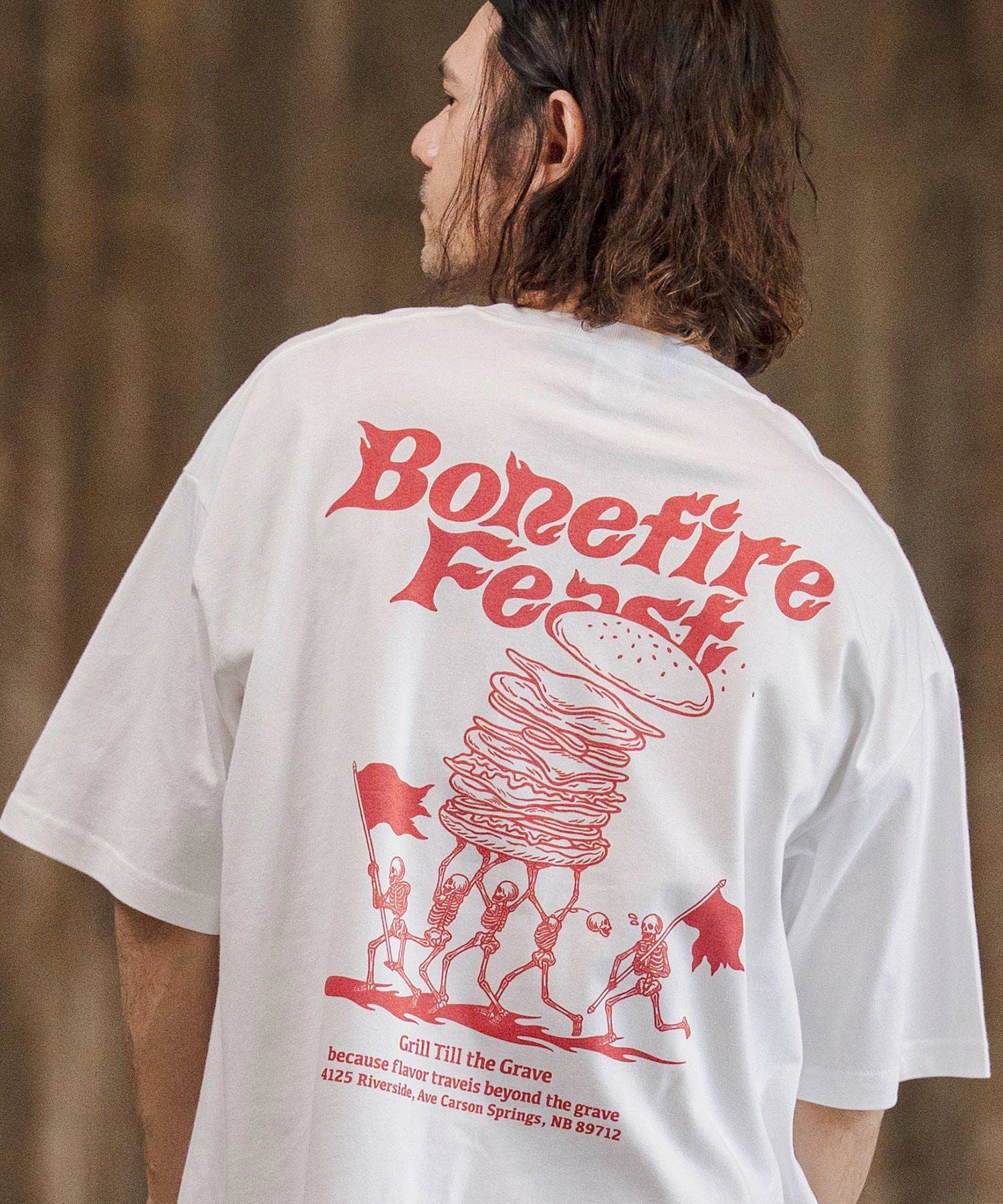 CAMBIO(カンビオ)】ビッグシルエットプリントT（Bonefire Feast） T