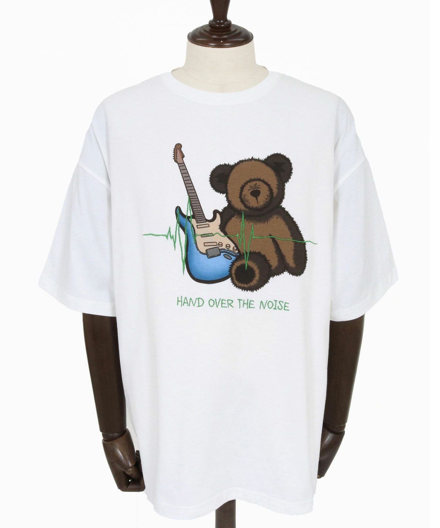 CAMBIO(カンビオ)】ビッグシルエットプリント×刺繍T（Rock Bear） T