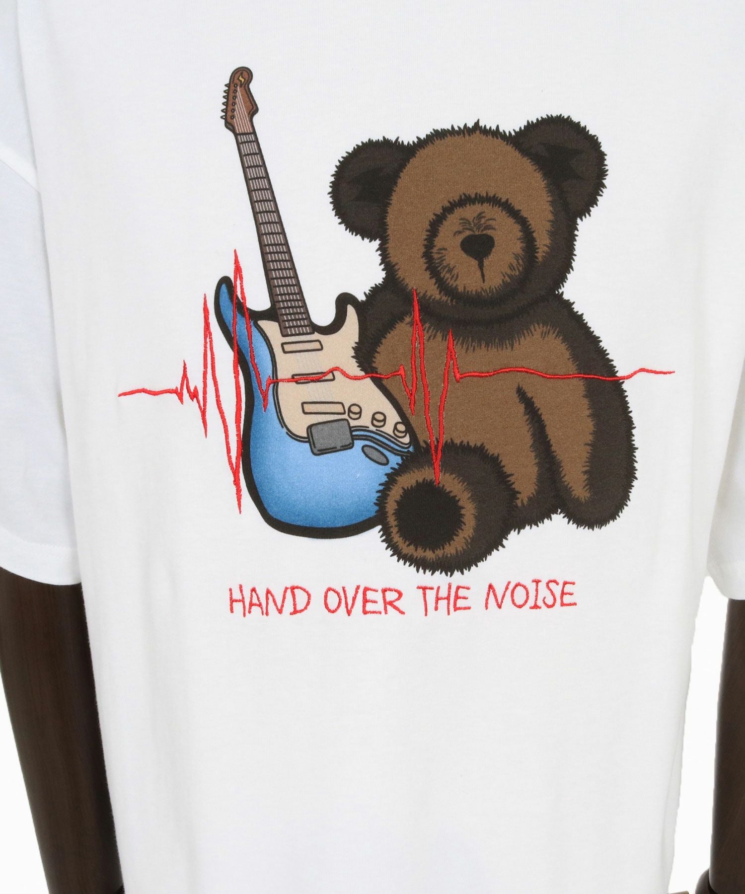 CAMBIO(カンビオ)】ビッグシルエットプリント×刺繍T（Rock Bear） T