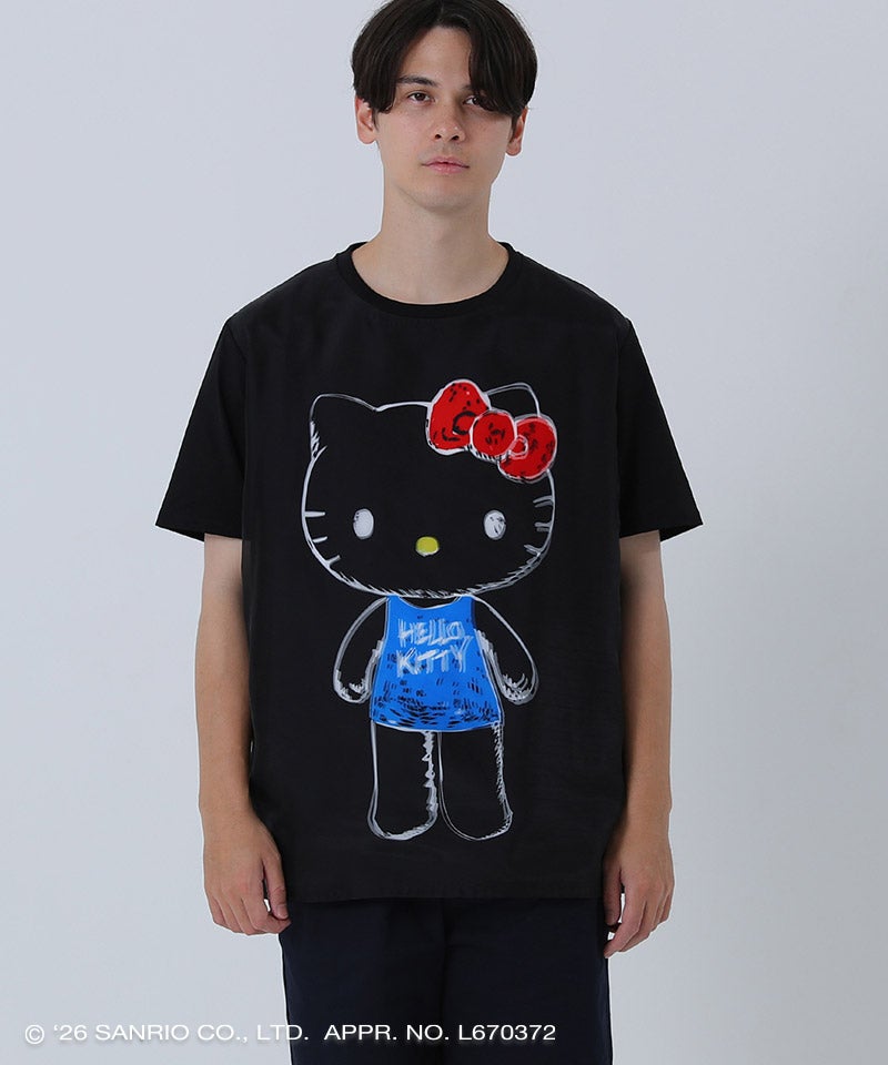 TRIPPY MIKIO ART(トリッピーミキオアート)】HELLO KITTY CRAYON T