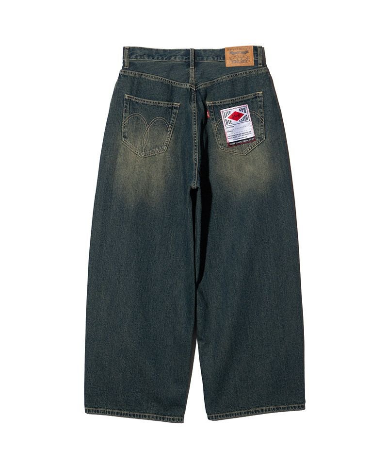 glamb(グラム)】Studs Wide Denim スタッズワイドデニムパンツ(GB0226