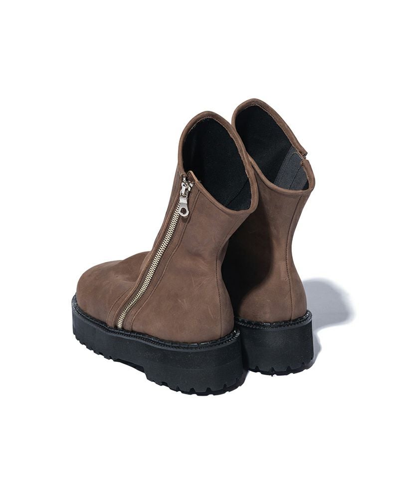 glamb(グラム)】Drape Leather Boots ドレープレザーブーツ(GB0226 