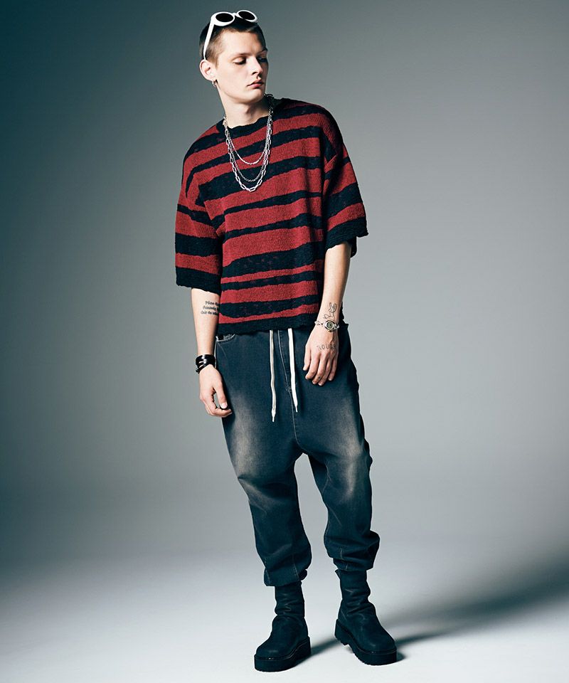 glamb(グラム)】Knit Denim Pants ニットデニムパンツ(GB0226-P07