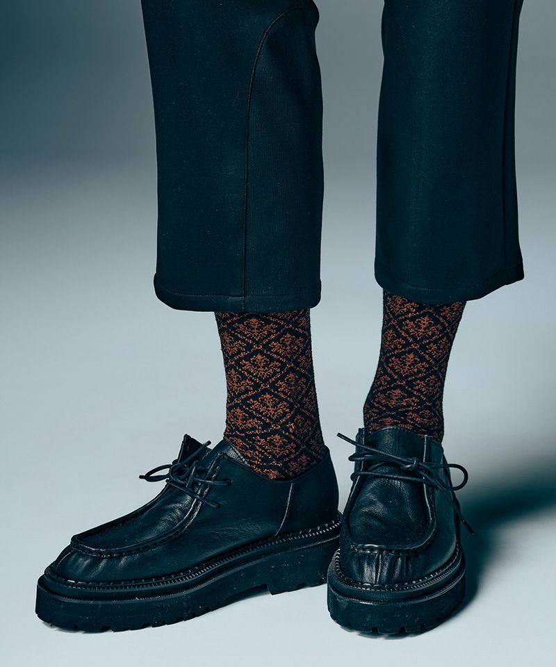 glamb(グラム)】【予約販売6月中旬～下旬入荷】 Baroque Pattern Socks
