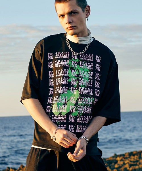 glamb(グラム)】Punk Smooth Cutsew パンクスムースカットソー(GB0226 