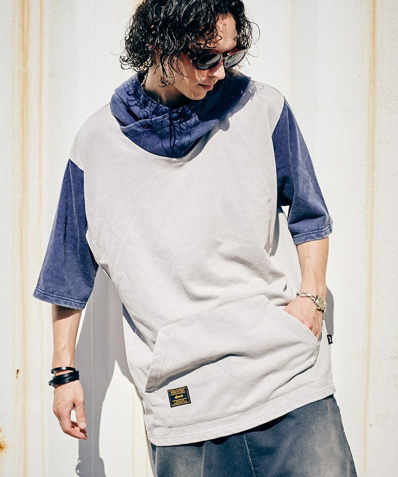 glamb(グラム)】【予約販売5月下旬～6月上旬入荷】 Aged Pile Hoodie
