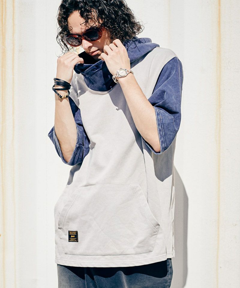 glamb(グラム)】【予約販売5月下旬～6月上旬入荷】 Aged Pile Hoodie