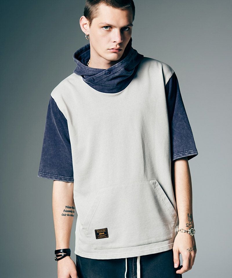 【美品】✨glambグラムNo Sleeve Hoodie/ノースリーブフーディ glamb(グラム)】【予約販売5月下旬～6月上旬入荷】 Aged Pile Hoodie