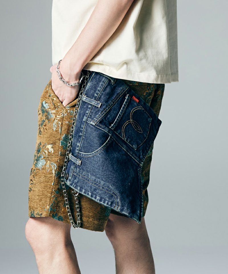 glamb(グラム)】Aged Denim Bag エイジドデニムバッグ(GB0226-AC07