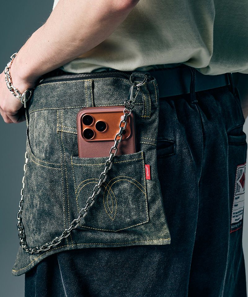 glamb(グラム)】Aged Denim Bag エイジドデニムバッグ(GB0226-AC07