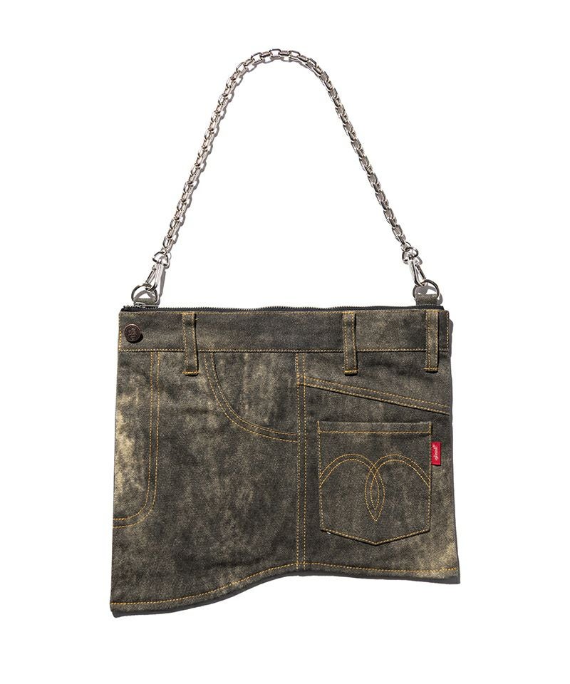 glamb(グラム)】Aged Denim Bag エイジドデニムバッグ(GB0226-AC07