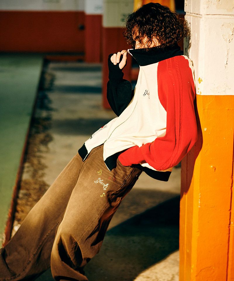 glamb(グラム)】Knit Track Jacket ニットトラックジャケット(GB0226