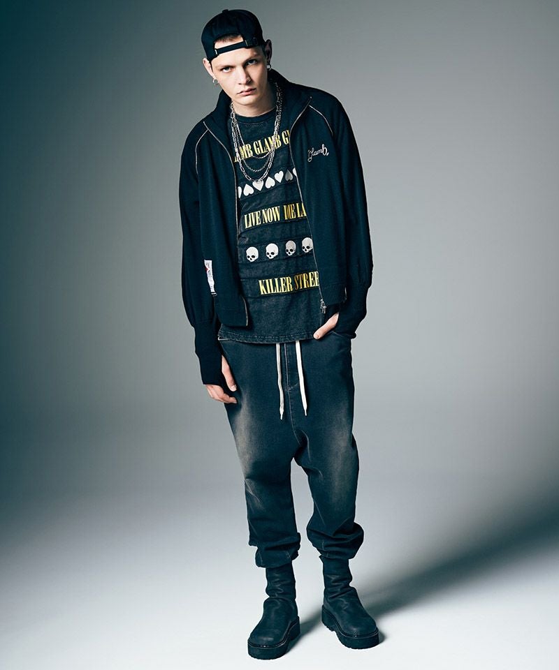 glamb(グラム)】Knit Track Jacket ニットトラックジャケット(GB0226