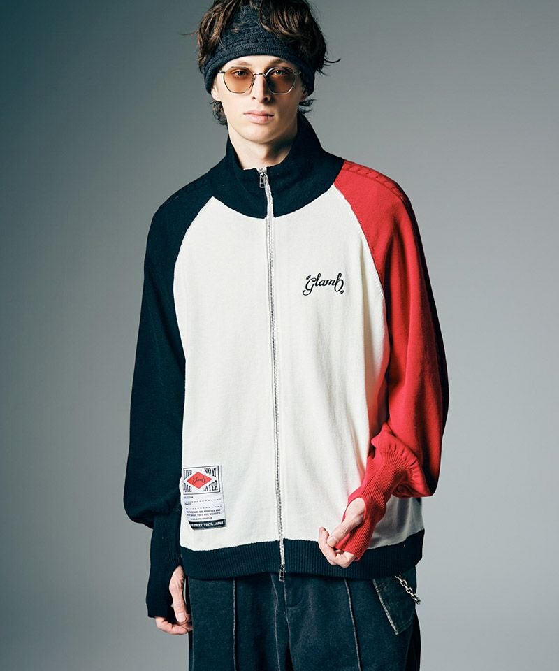 glamb(グラム)】Knit Track Jacket ニットトラックジャケット(GB0226