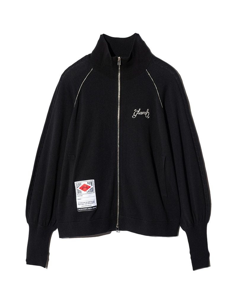 glamb(グラム)】Knit Track Jacket ニットトラックジャケット(GB0226