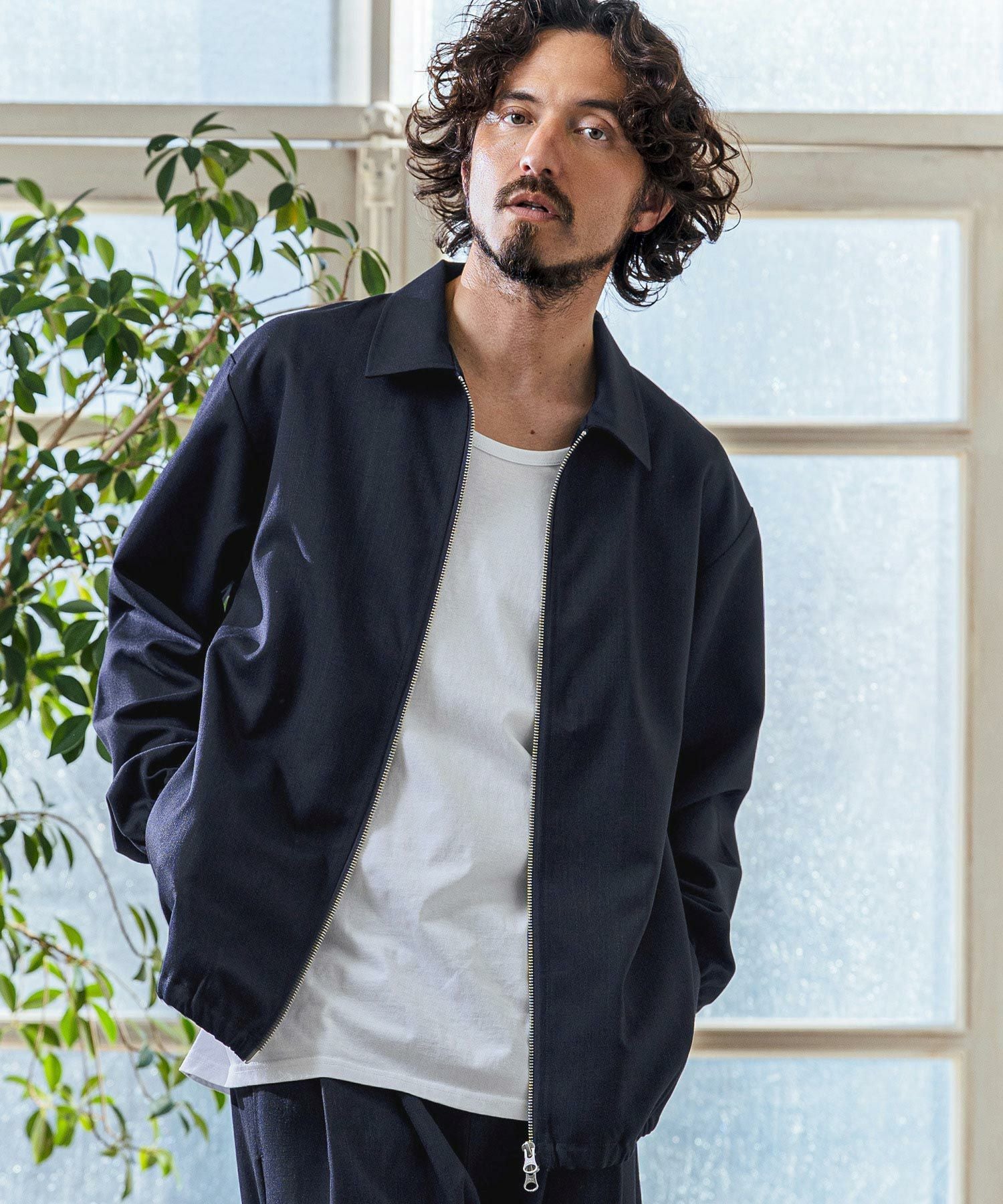 Magine(マージン)】TR Stretch Double Zip Relax Fit Blouson ジップ