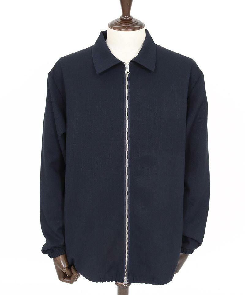 最終価格　イタリア製　ミッソーニ　ダークブルーグレー ジッパー付き　ブルゾン Magine(マージン)】TR Stretch Double Zip Relax Fit Blouson ジップ