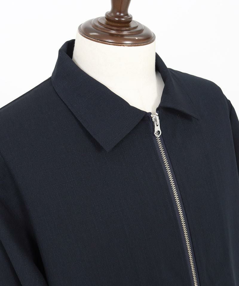 COS ネイビー ジップアップブルゾン ZIPPED BLOUSON JACKET ジップアップ ブルゾン ジャケット ネイビー