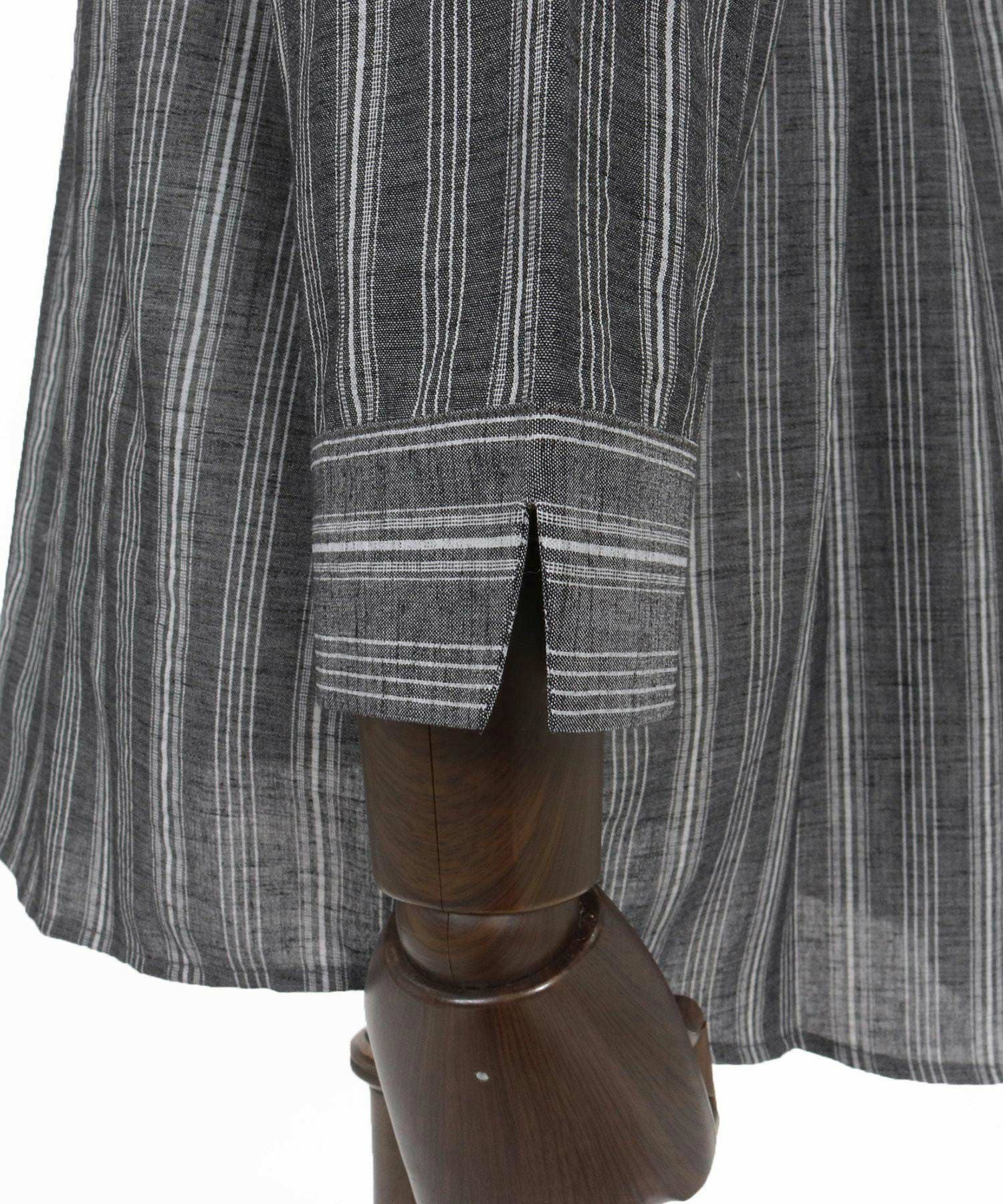 専用ページ Magine(マージン)】Gauze Touch Stripe Skipper Polo Seven Sleeve