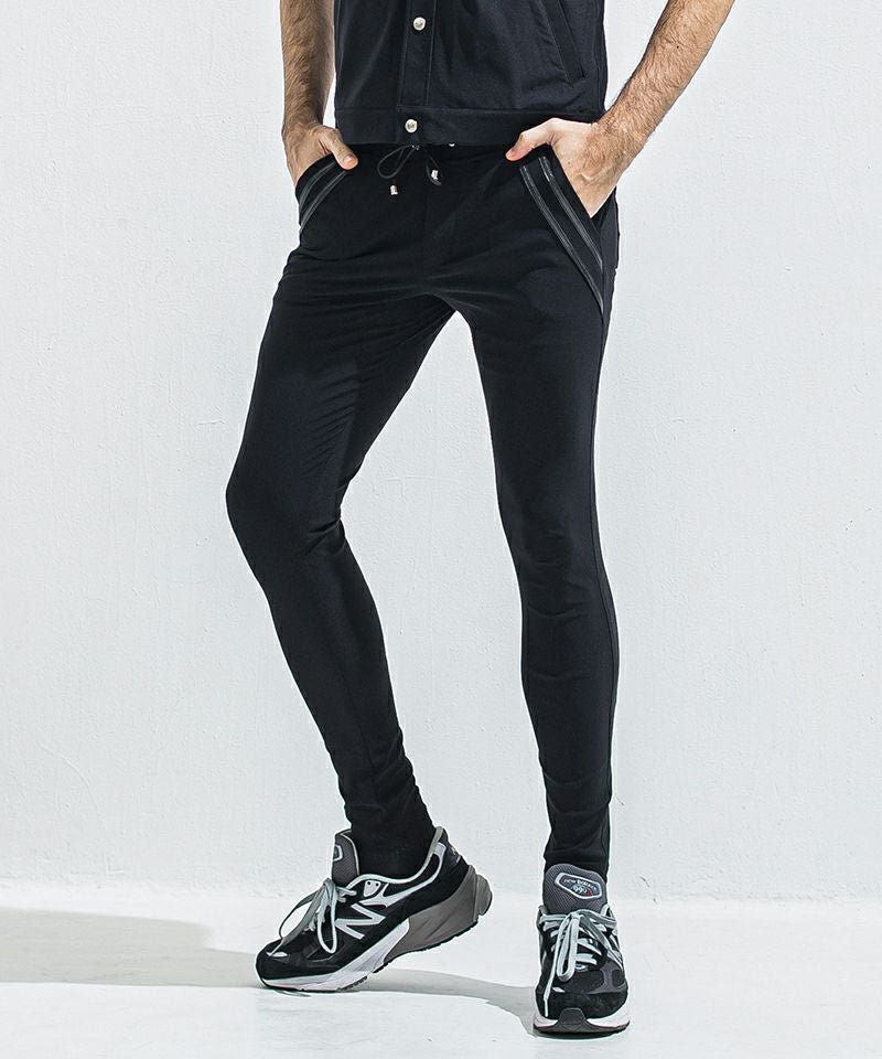 Cambio カンビオ　サルエルスキニーパンツ ブラック　ストレッチ　L スキニーパンツ 通販| CAMBIO カンビオ