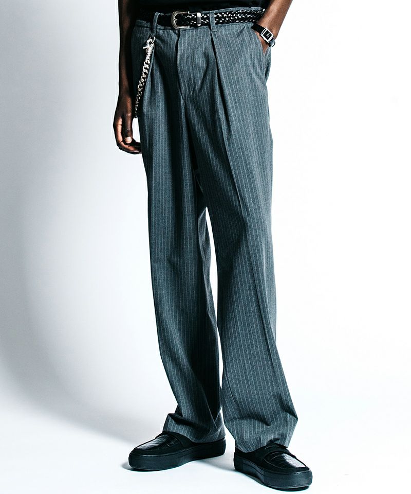 CRIMIE(クライミー)】TAILORED TROUSERS - PIN STRIPE EASY CARE