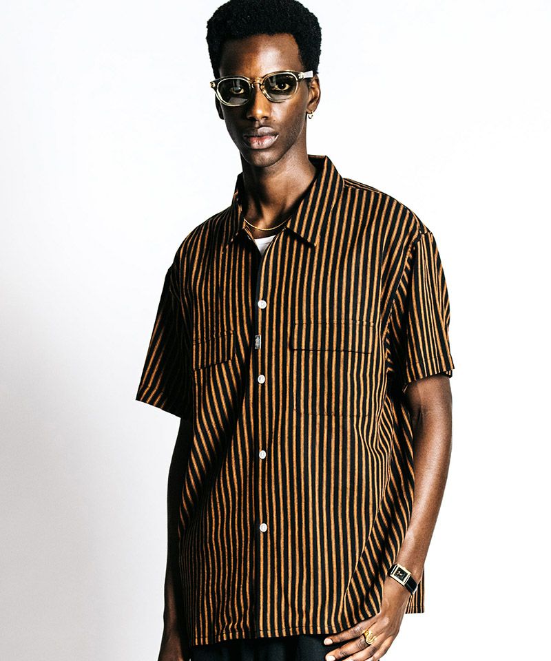 CRIMIE(クライミー)】SUMMER STRIPE SHIRT サマーストライプシャツ(CR1