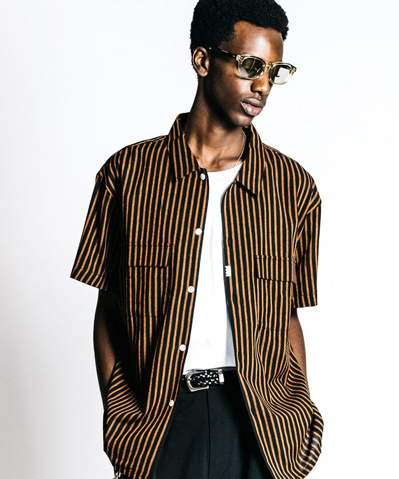 CRIMIE(クライミー)】SUMMER STRIPE SHIRT サマーストライプシャツ(CR1