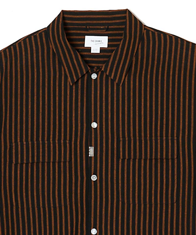 CRIMIE(クライミー)】SUMMER STRIPE SHIRT サマーストライプシャツ(CR1
