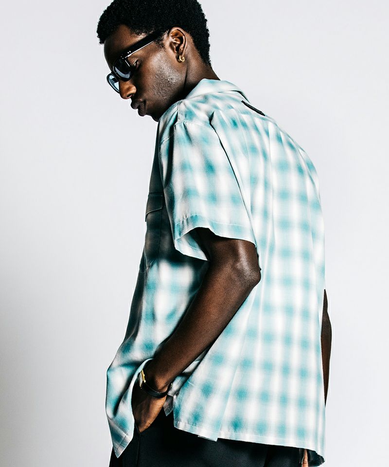 CRIMIE(クライミー)】SUMMER OMBRE CHECK SHIRT サマーオンブレ
