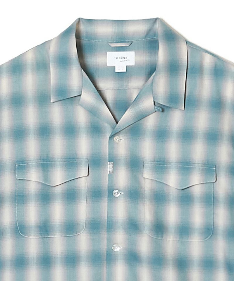 CRIMIE(クライミー)】SUMMER OMBRE CHECK SHIRT サマーオンブレ