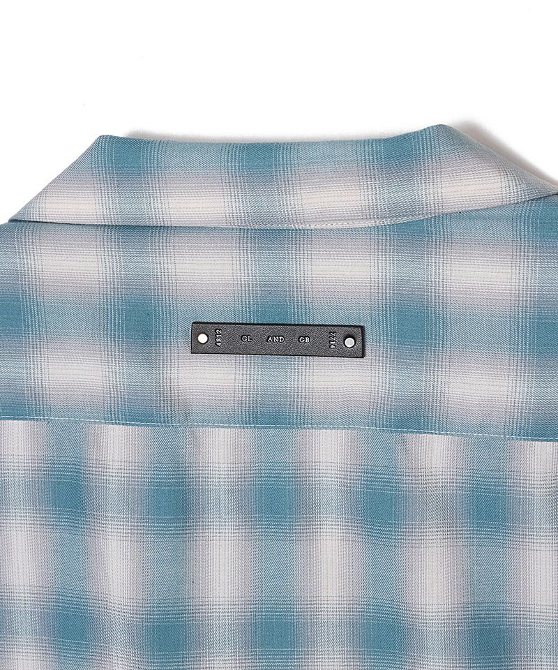 CRIMIE(クライミー)】SUMMER OMBRE CHECK SHIRT サマーオンブレ