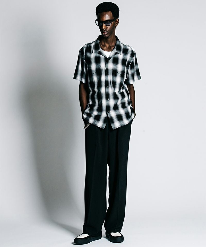 CRIMIE(クライミー)】OMBRE CHECK SHIRT オンブレチェックシャツ(CR1
