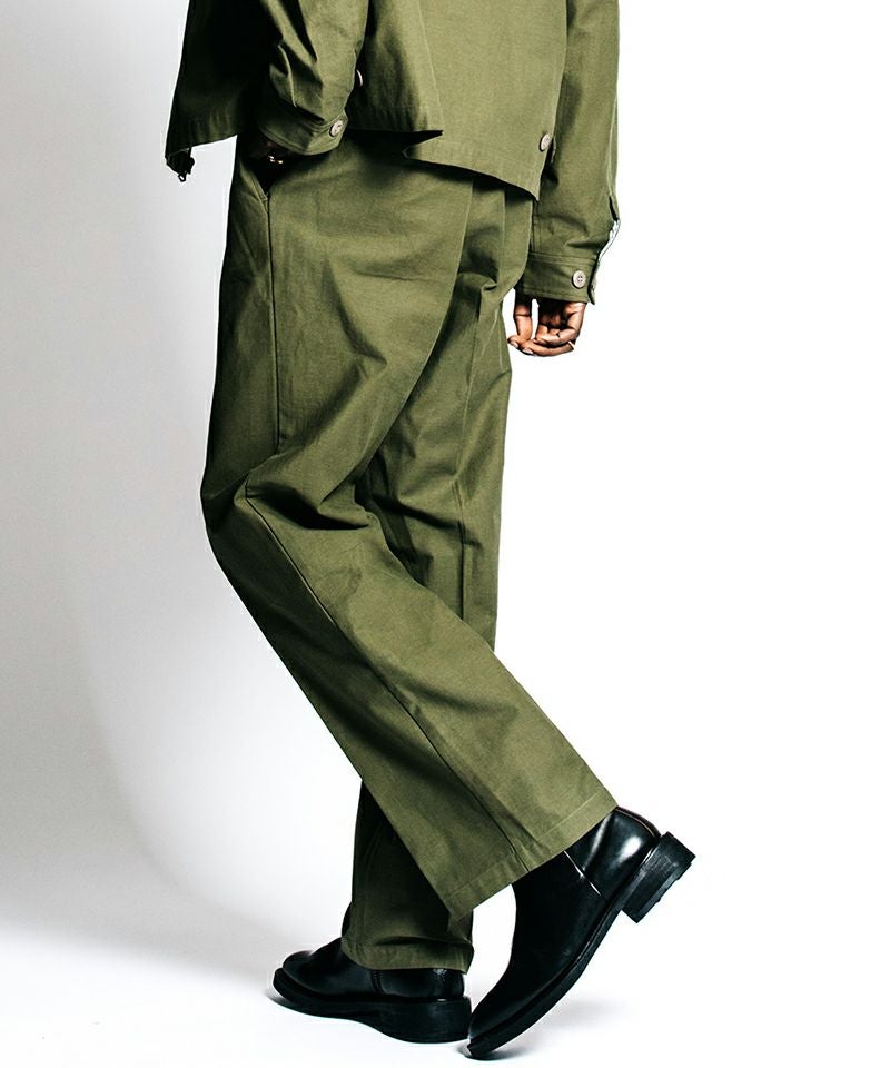 CRIMIE(クライミー)】TAILORED TROUSERS - BACK SATIN テイラード
