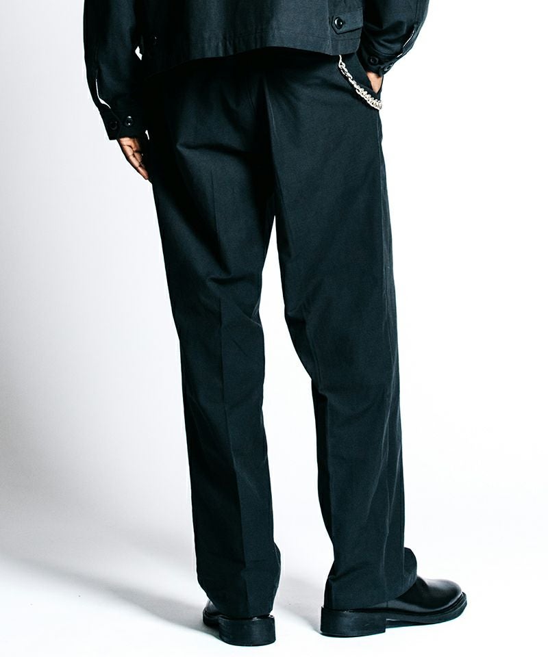 CRIMIE(クライミー)】TAILORED TROUSERS - BACK SATIN テイラード